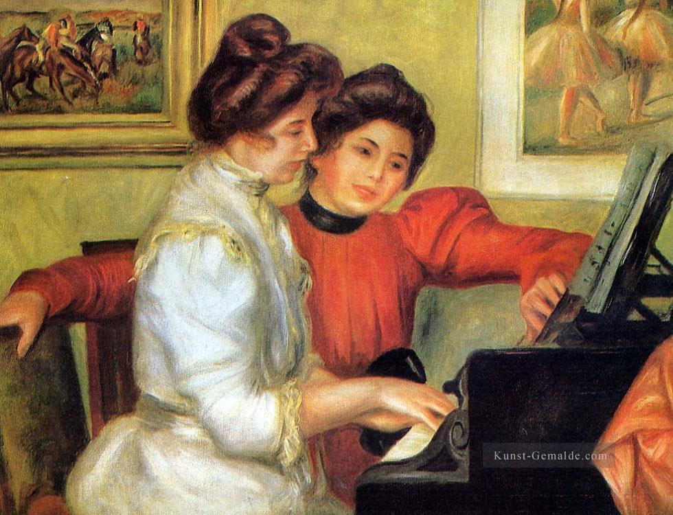 yvonne und christine Lerolle Klavier Pierre Auguste Renoir spielt Ölgemälde